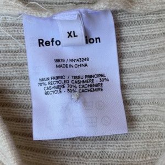 Reformation Osteria Open Back Sweater - Picture 9 of 12